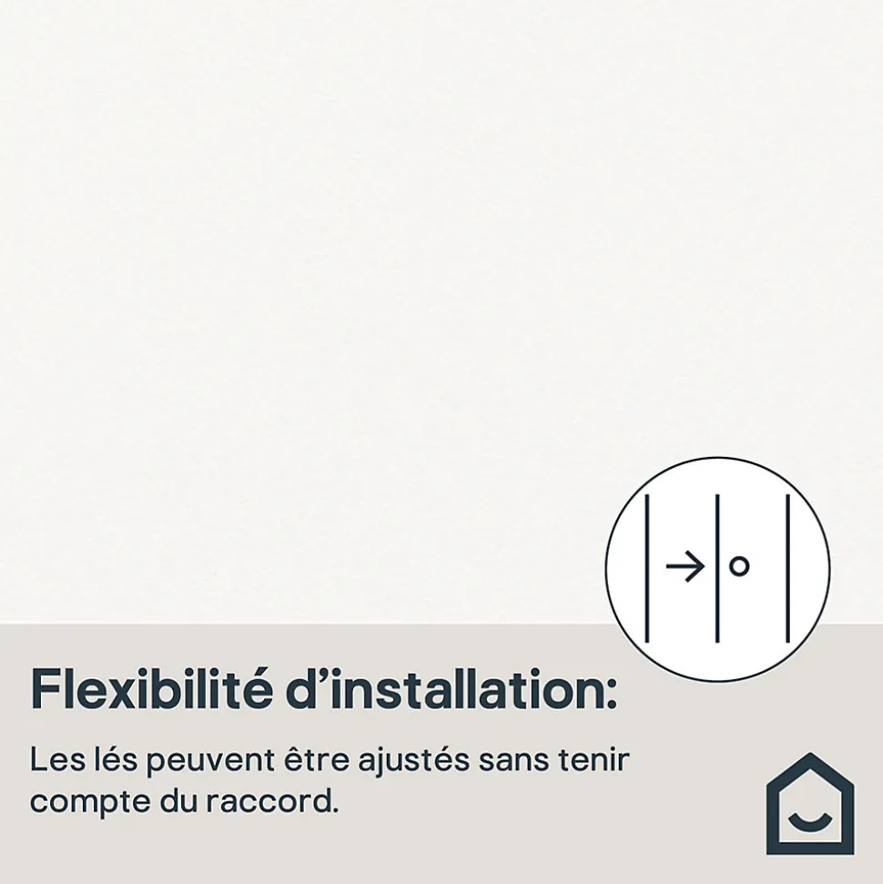 Papier peint Balisi blanc mat L.10m x l.53 cm GoodHome