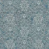 Papier peint baroque EDEM 6001-95 Papier peint intissé gaufré avec des ornements scintillant turquoise argent pétrole