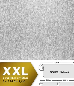 Papier peint blanc non-tissé à peindre texturé fine rayure EDEM 80374BR60