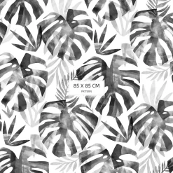 Papier peint botanique et plantes tropicales - 255x260 cm (l x h)