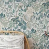 Papier peint chic et délicat avec plantes grimpantes fantaisistes - 170x260 cm (l x h)