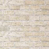 Papier peint design vintage rustique EDEM 583-20 aspect mur de briques brix beige sable