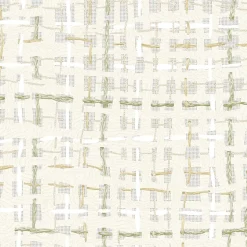 Papier peint expansé sur intissé tissage Abaca rabane vert L.1005 x l.53cm Lutèce