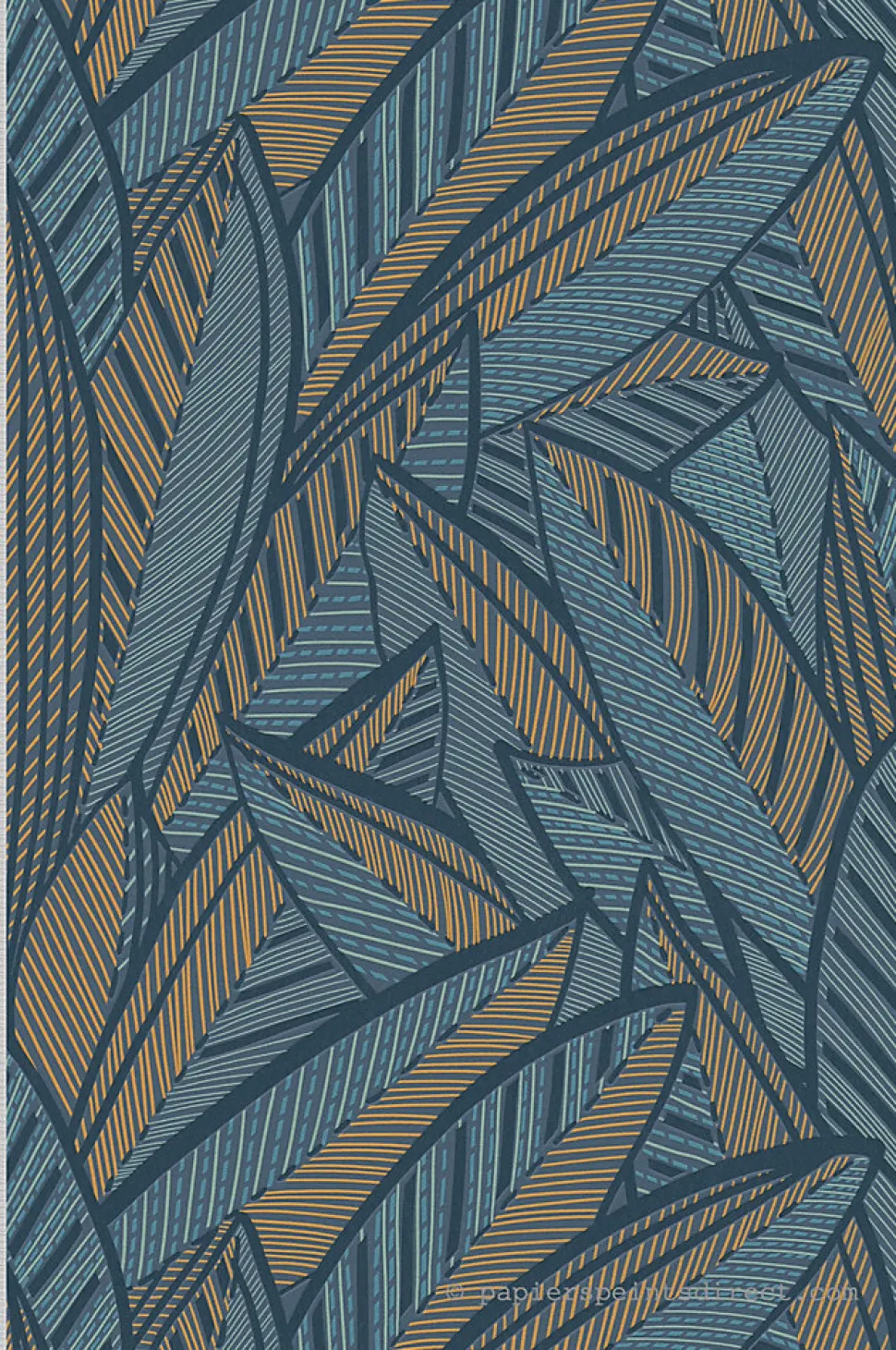 Papier peint expansé sur intissé Art Déco L.10.05 x l.0.53 m. - Réf. AS-399335