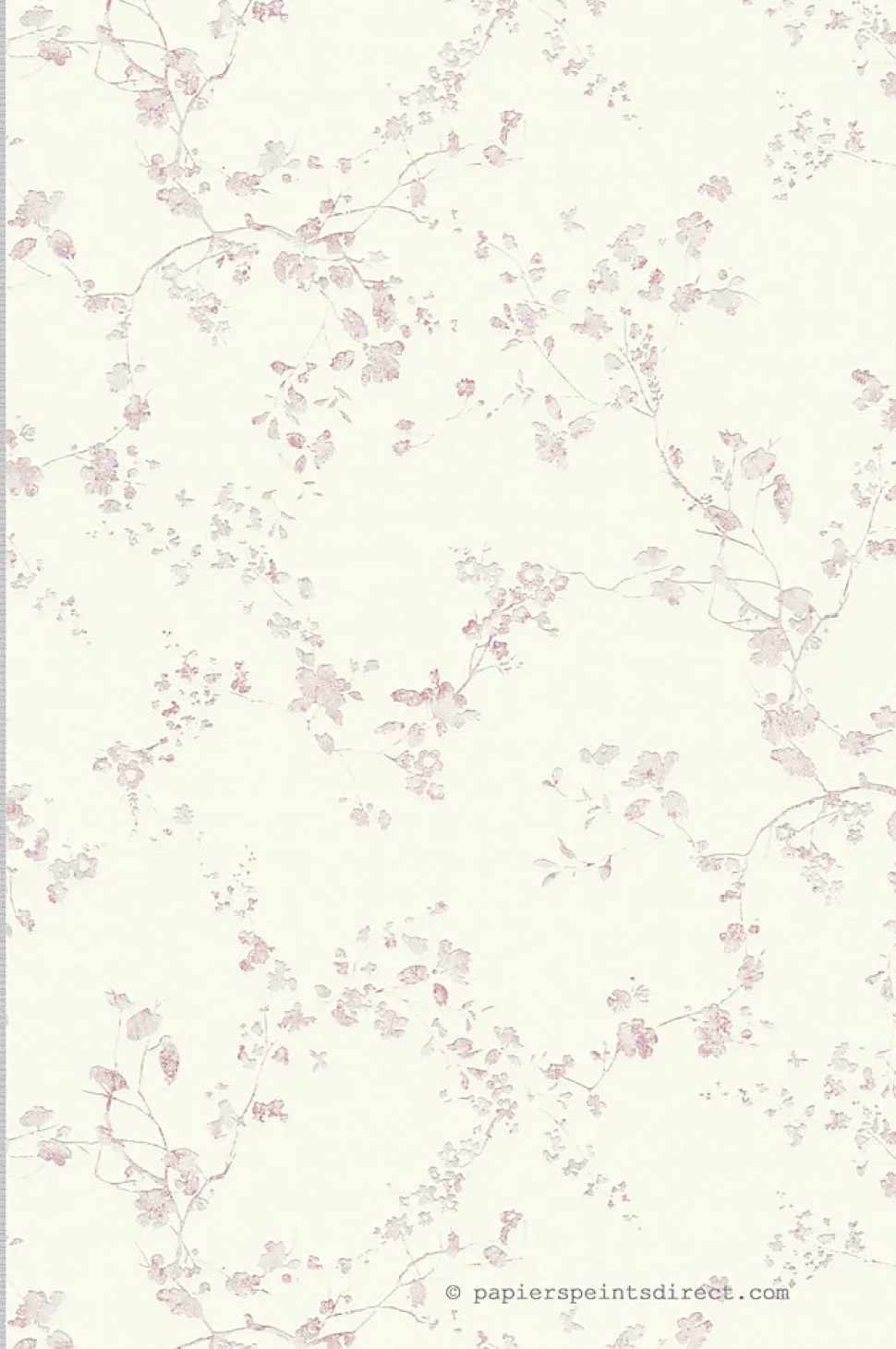 Papier peint expansé sur intissé Fleur L.10.05 x l.0.53 m. - Réf. SP14619