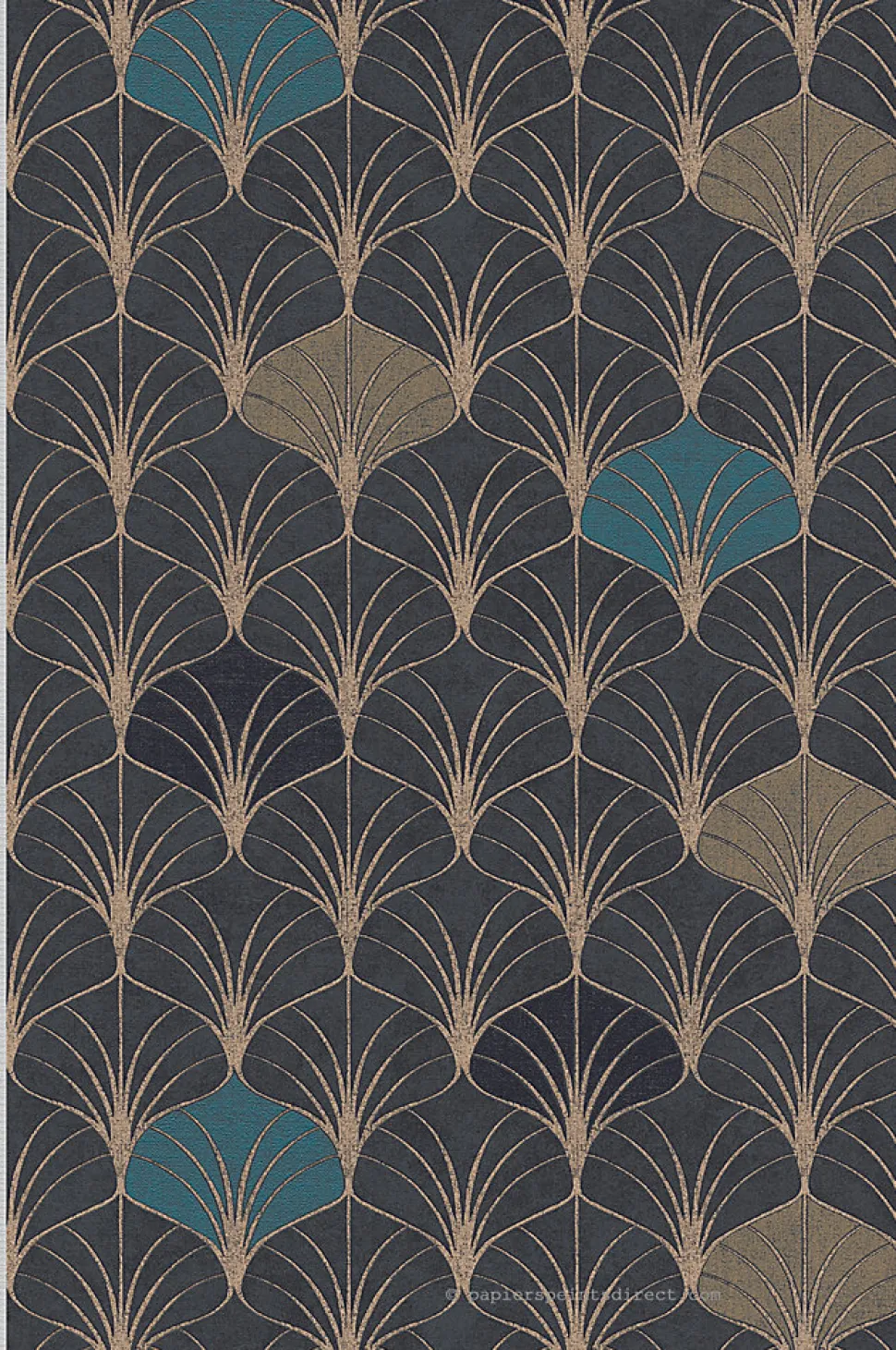 Papier peint expansé sur intissé Art Déco L.10.05 x l.0.53 m. - Réf. SP15411