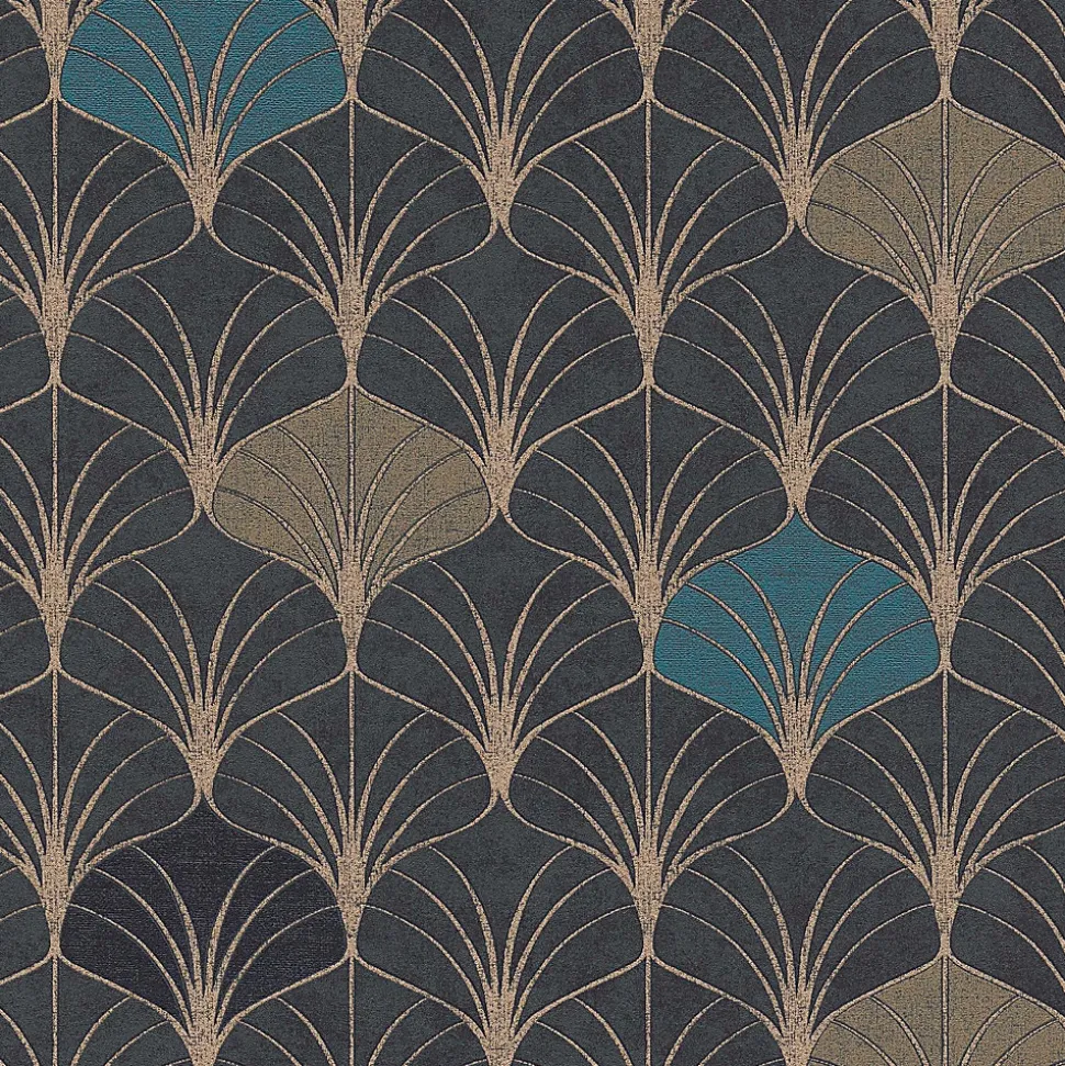 Papier peint expansé sur intissé Art Déco L.10.05 x l.0.53 m. - Réf. SP15411