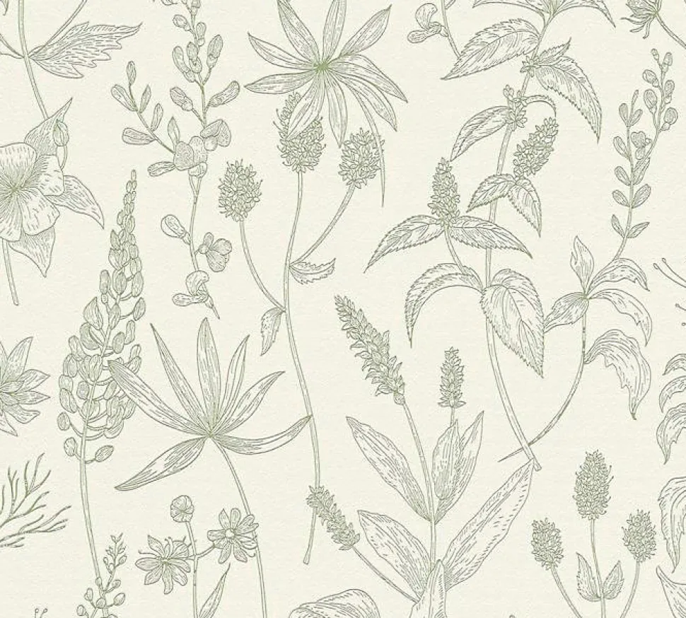Papier peint expansé sur intissé Fleur L.10.05 x l.0.53 m. - Réf. AS-373635