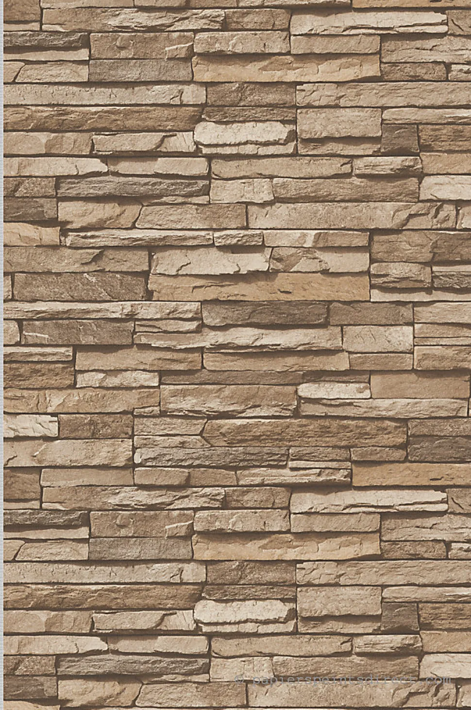 Papier peint expansé sur intissé Trompe l'oeil L.10.05 x l.0.53 m. - Réf. AS-958332