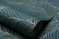 Papier peint expansé vinyle sur intissé Isa vert L.1005 x l.53 cm Grandeco