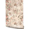 Papier Peint FLEURS Plantes Style Rétro Pour Salon