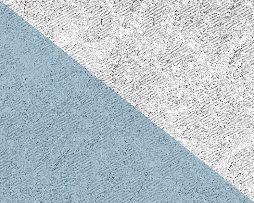 Papier peint floral EDEM 83006BR60 Papier peint intissé à peindre texturé avec des ornements mat blanc
