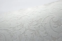 Papier peint floral EDEM 83006BR60 Papier peint intissé à peindre texturé avec des ornements mat blanc