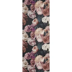 Papier peint floral vinyle sur intissé mauve, GoodHome Drosera