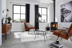 Papier peint imitation brique vinyle sur intissé Luynes GoodHome blanc