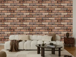 Papier Peint Intissé BRIQUE Mur 3D Effet Motif Moderne