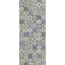 Papier peint intissé décoratif unique, style carreaux de ciment chic, 96 cm X 250 cm, look typique et élégant