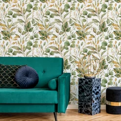 Papier Peint Intissé FEUILLES Plantes Nature Pour Chambre