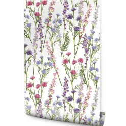 Papier Peint Intissé FLEURS Plantes Nature Pour Salon