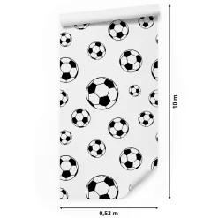 Papier Peint Intissé FOOTBALL Sport Pour Chambre D'Enfant
