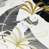 Papier peint intissé GoodHome Selago noir or et blanc