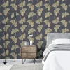 Papier peint Intissé GoodHome Selen gris