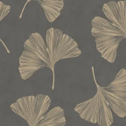 Papier peint Intissé GoodHome Selen gris