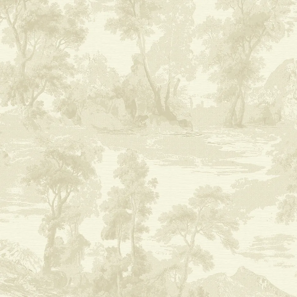 Papier peint Intissé GoodHome Jervi crème