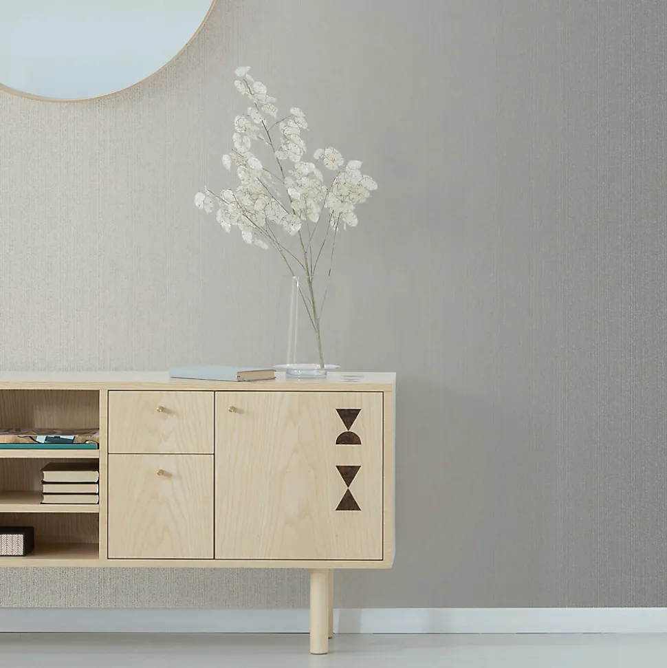 Papier peint intissé GoodHome Crisal crème