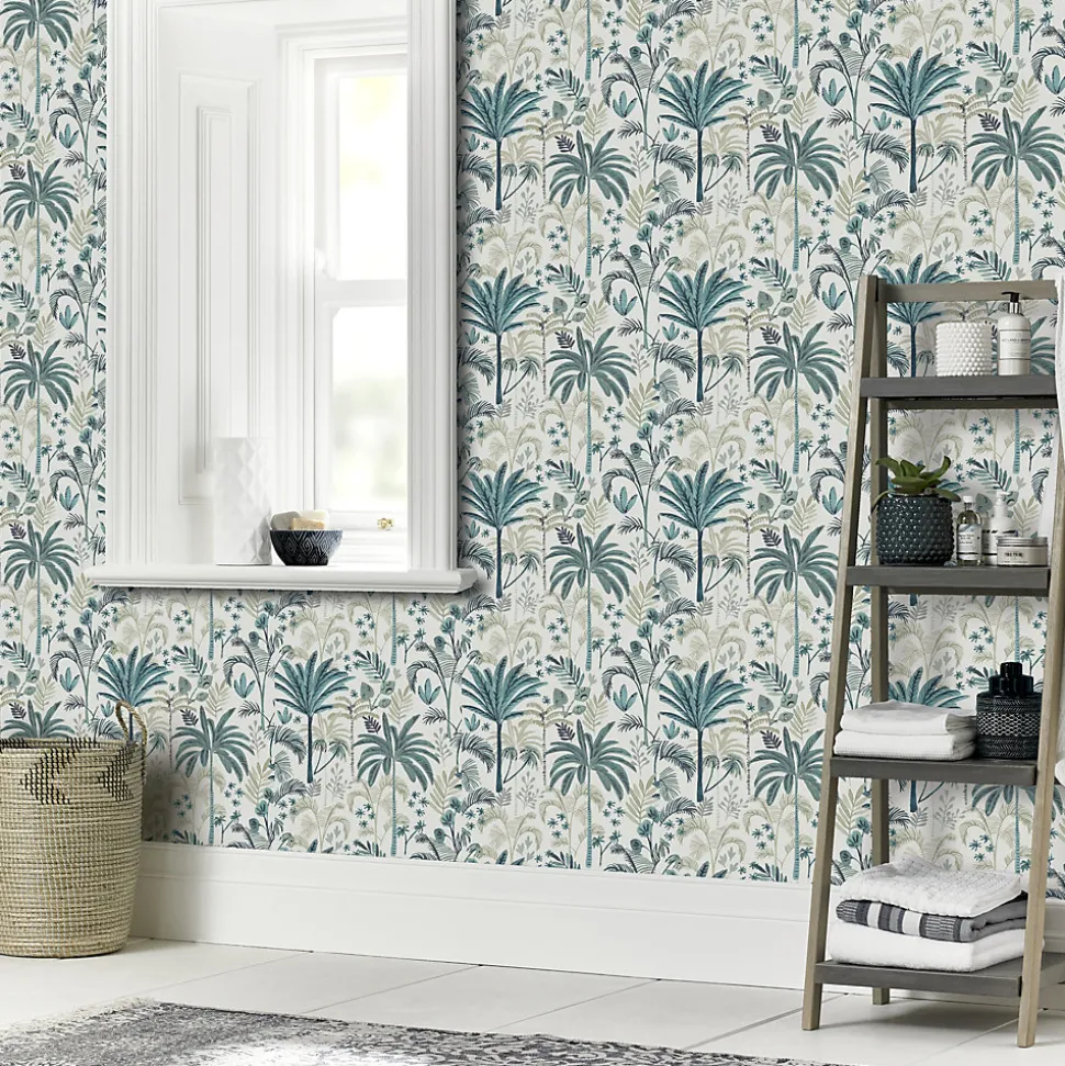 Papier peint Intissé GoodHome Prehn vert