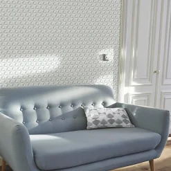Papier peint intissé GoodHome Onagre blanc