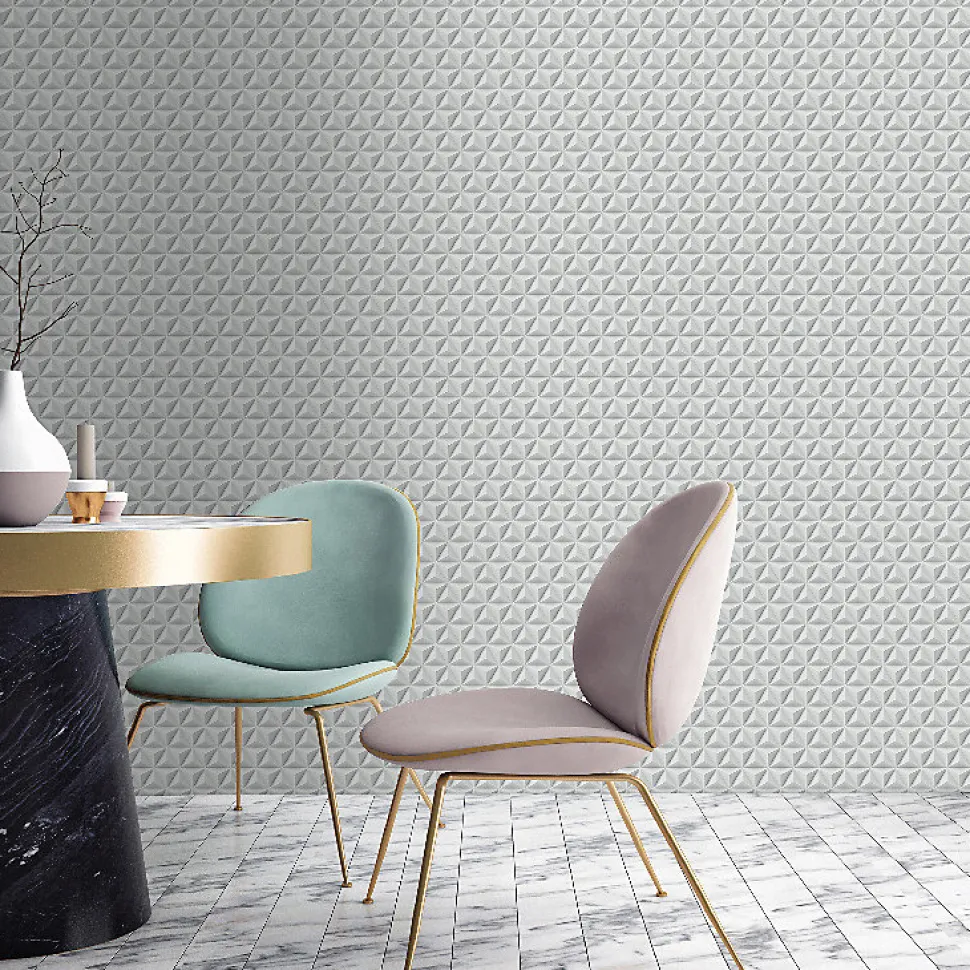 Papier peint intissé GoodHome Onagre blanc