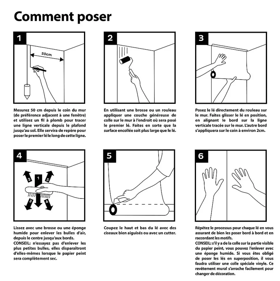 Papier peint intissé imprimé romantique Superfresco Easy