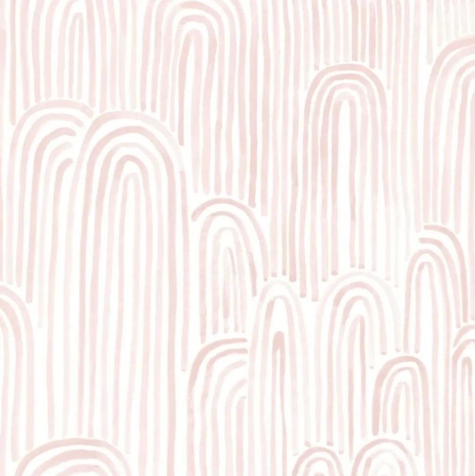 Papier peint intissé Les aventures arche rose L.1005 x l.53cm Lutèce