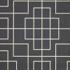 Papier peint intissé motif géométrique oriental GoodHome noir