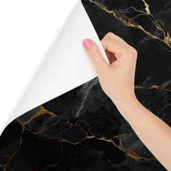Papier Peint Intissé Photo INTISSE Marbre Abstraction Pour Salon 368cm x 254cm