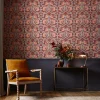 Papier peint intissé Pimpernel plum orange, violet L.1000 x l.52cm William Morris