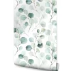 Papier Peint Intissé Pour Salon FEUILLES Nature Aquarelle