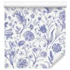 Papier Peint Intissé Pour Chambre FLEURS Feuilles Plantes Nature
