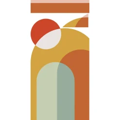 Papier peint intissé pré-encollé fresques géantes - ARCHES DU CRÉPUSCULE - 125x60cm