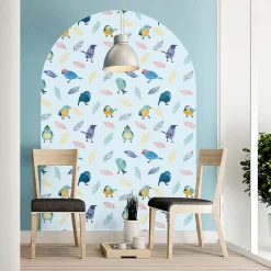 Papier peint intissé pré-encollé fresques géantes - ARCHE DES OISEAUX - 87x60cm