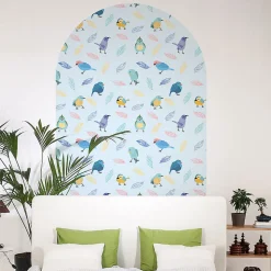 Papier peint intissé pré-encollé fresques géantes - ARCHE DES OISEAUX - 87x60cm