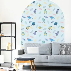 Papier peint intissé pré-encollé fresques géantes - ARCHE DES OISEAUX - 87x60cm