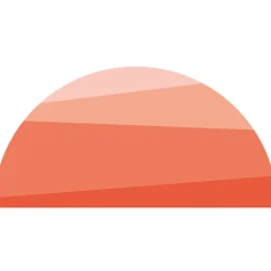 Papier peint intissé pré-encollé fresques géantes - COUCHER DE SOLEIL ORANGE - 60x120cm