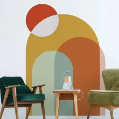 Papier peint intissé pré-encollé fresques géantes - ARCHES DU CRÉPUSCULE - 190x90cm
