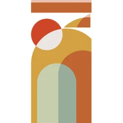 Papier peint intissé pré-encollé fresques géantes - ARCHES DU CRÉPUSCULE - 190x90cm