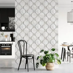 Papier peint intissé pré-encollé - DESIGN SCANDINAVE CLAIR VINTAGE - 1 rouleau de 300x60cm