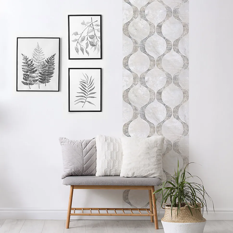 Papier peint intissé pré-encollé - DESIGN SCANDINAVE CLAIR VINTAGE - 1 rouleau de 300x60cm