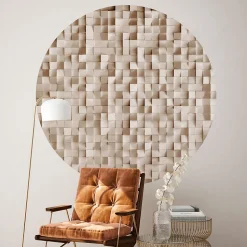 Papier peint intissé pré-encollé fresques géantes - FRESQUE MOSAÏQUE - 90x90cm