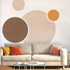 Papier peint intissé pré-encollé fresques géantes - POINTS ABSTRAITS - 160x120cm